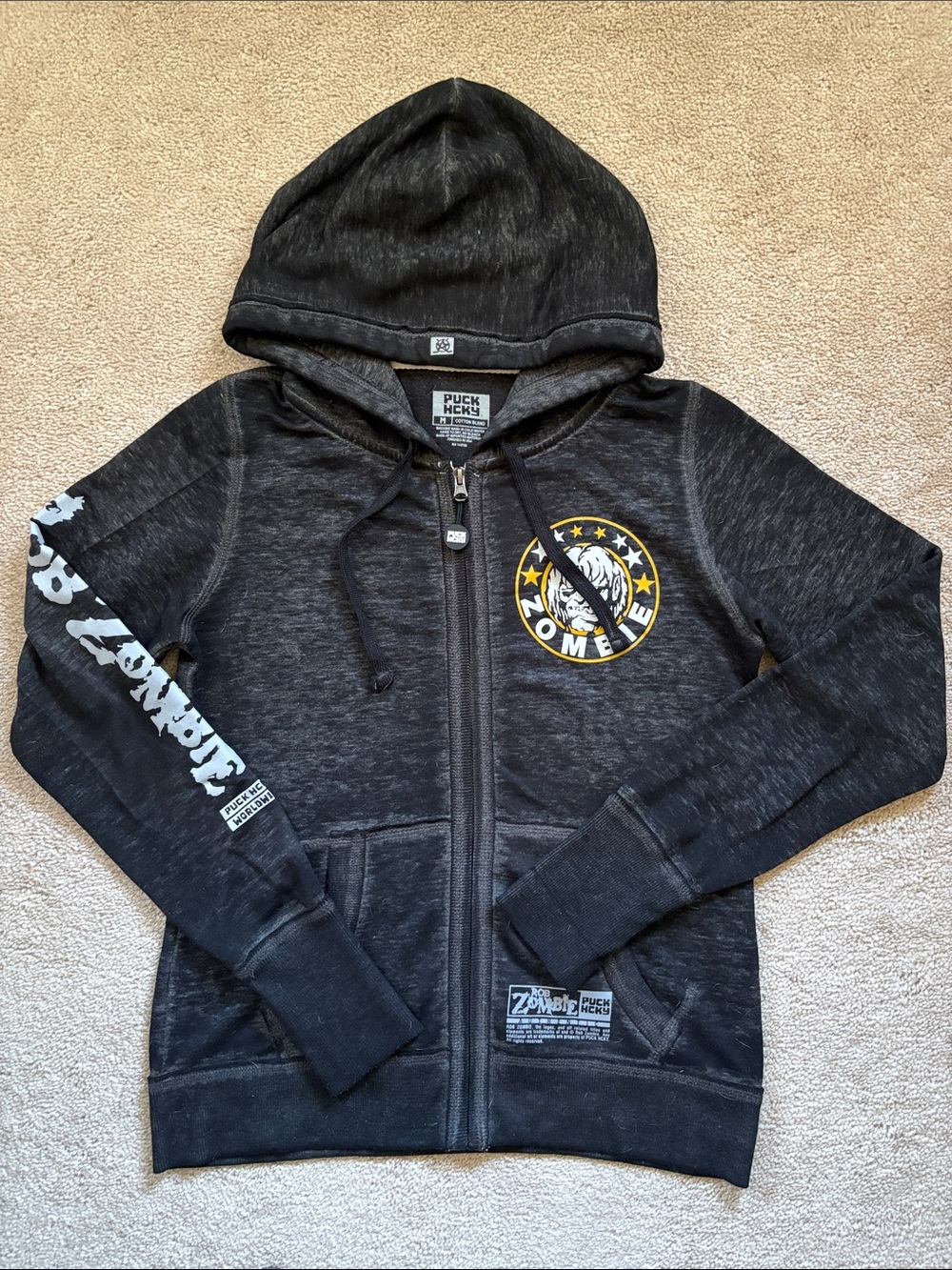 Puck Hcky Rob Zombie Hoodie